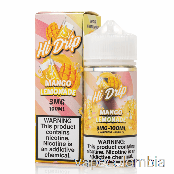 Limonada De Mango Desechable Vape - E-líquidos De Alto Goteo - 100ml 6mg